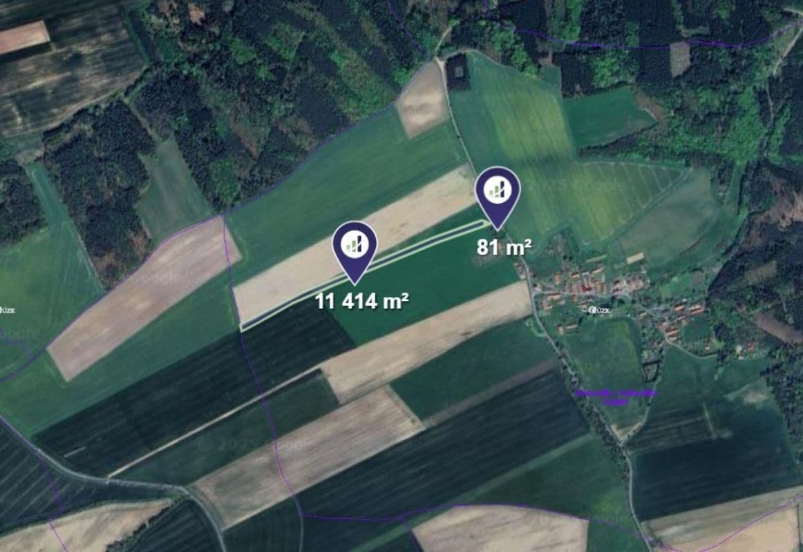 Prodej pozemku 11.495 m², Hřebečníky, Středočeský kraj Prodej pozemku 11.495 m², Hřebečníky, Středočeský kraj