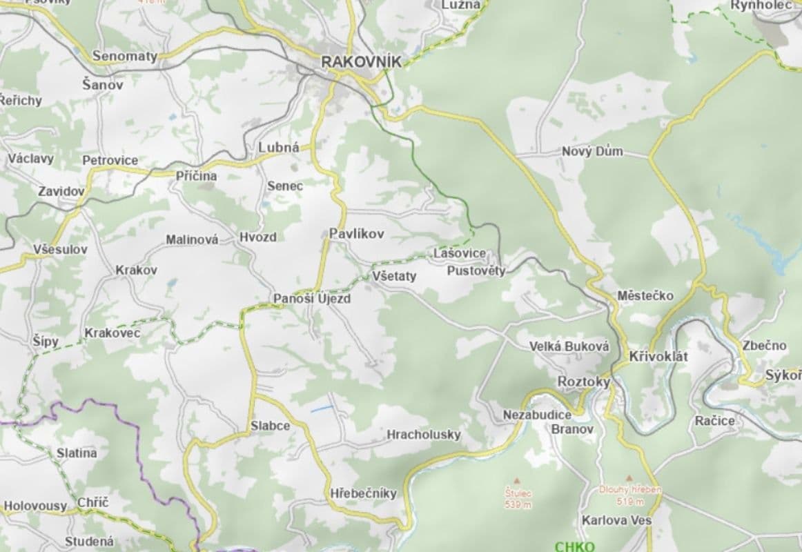 Prodej pozemku 11.495 m², Hřebečníky, Středočeský kraj Prodej pozemku 11.495 m², Hřebečníky, Středočeský kraj