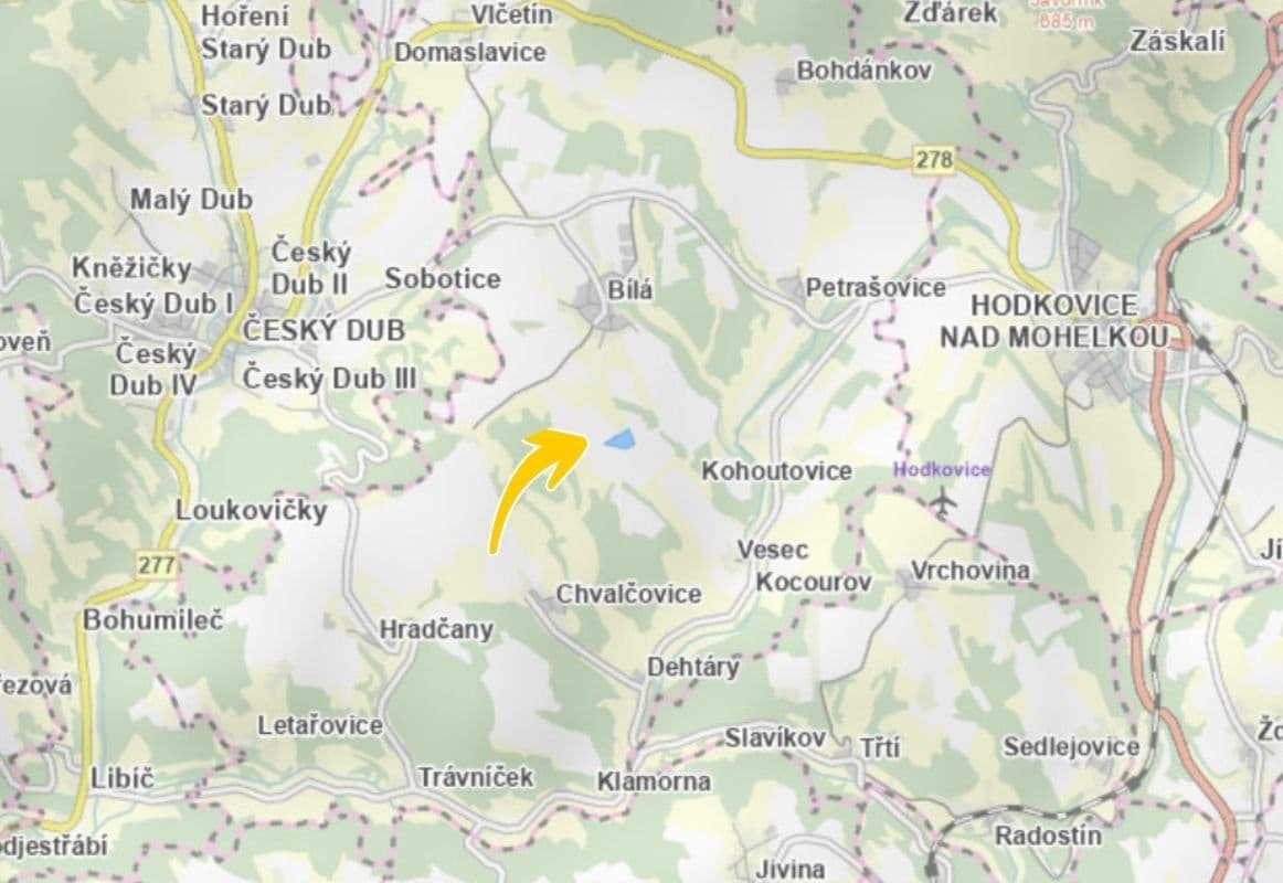 Prodej pozemku 23.593 m², Bílá, Liberecký kraj Prodej pozemku 23.593 m², Bílá, Liberecký kraj