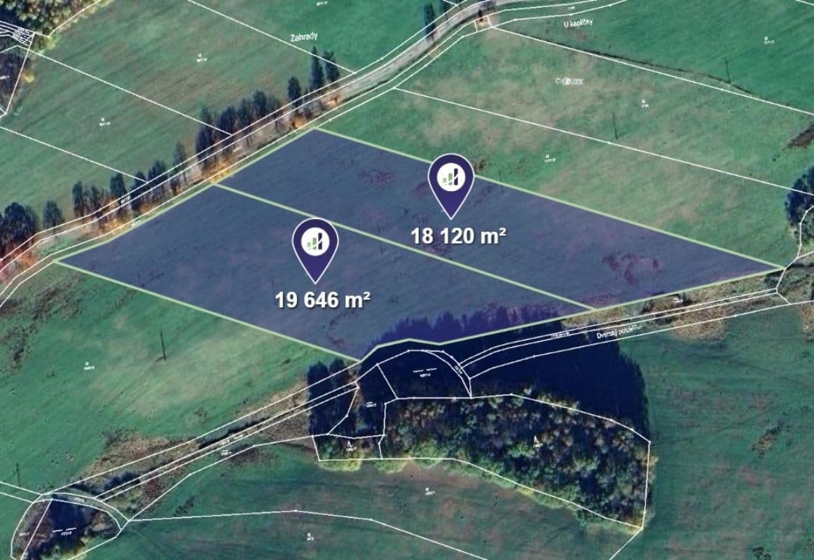 Prodej pozemku 3.493 m², Nové Hrady, Jihočeský kraj Prodej pozemku 3.493 m², Nové Hrady, Jihočeský kraj