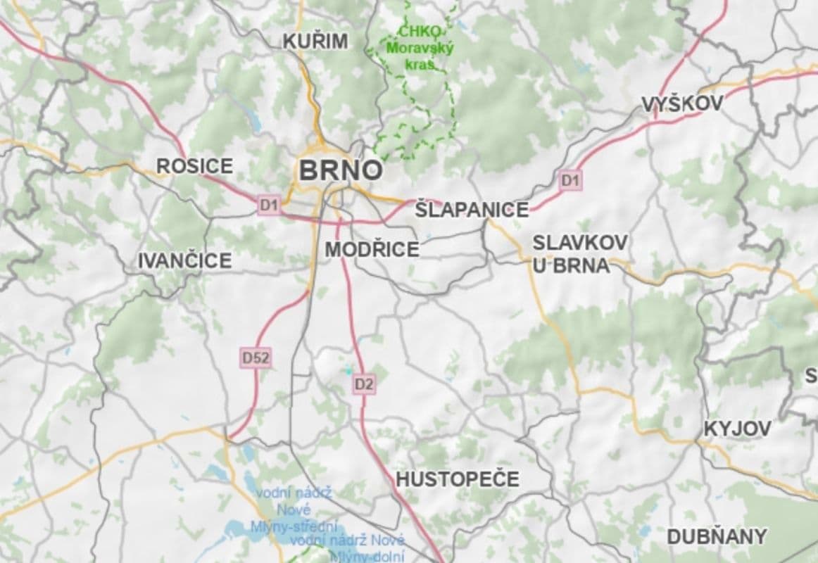 Prodej pozemku 1.642 m², Blučina, Jihomoravský kraj Prodej pozemku 1.642 m², Blučina, Jihomoravský kraj