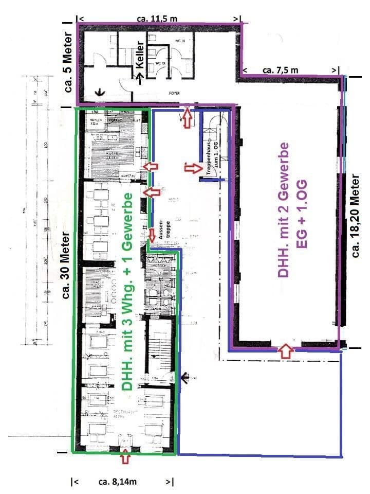 Prodej domu 770 m², pozemek 630 m², Duisburg, Severní Porýní-Vestfálsko Prodej domu 770 m², pozemek 630 m², Duisburg, Severní Porýní-Vestfálsko