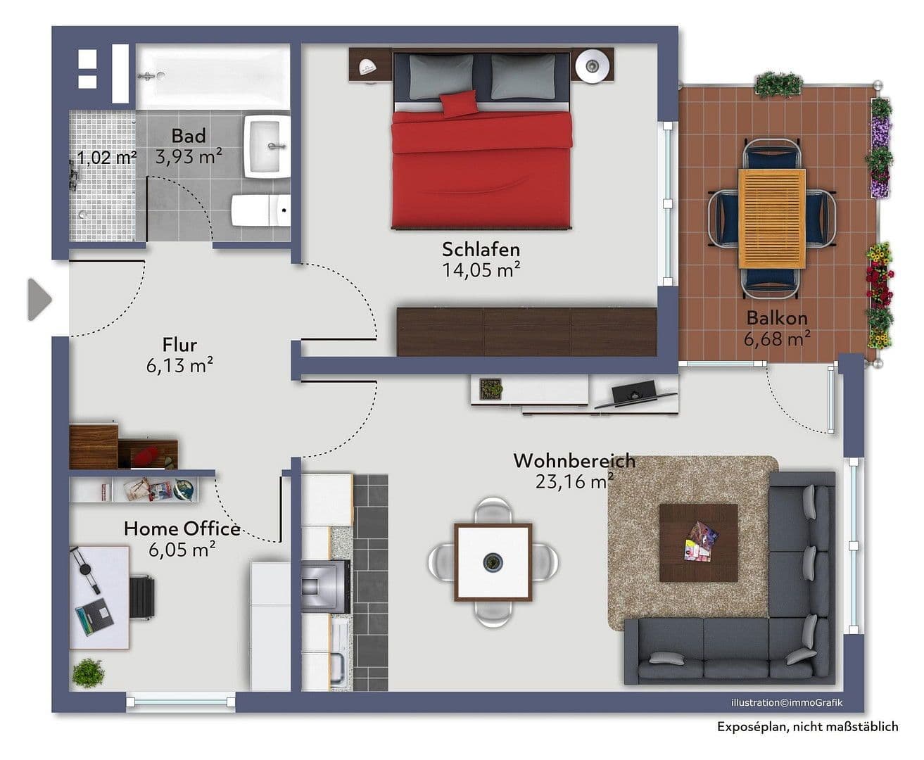 Prodej bytu 3+1 62 m², Tiegenhöfer Straße 10, Wülfrath, Severní Porýní-Vestfálsko Prodej bytu 3+1 62 m², Tiegenhöfer Straße 10, Wülfrath, Severní Porýní-Vestfálsko