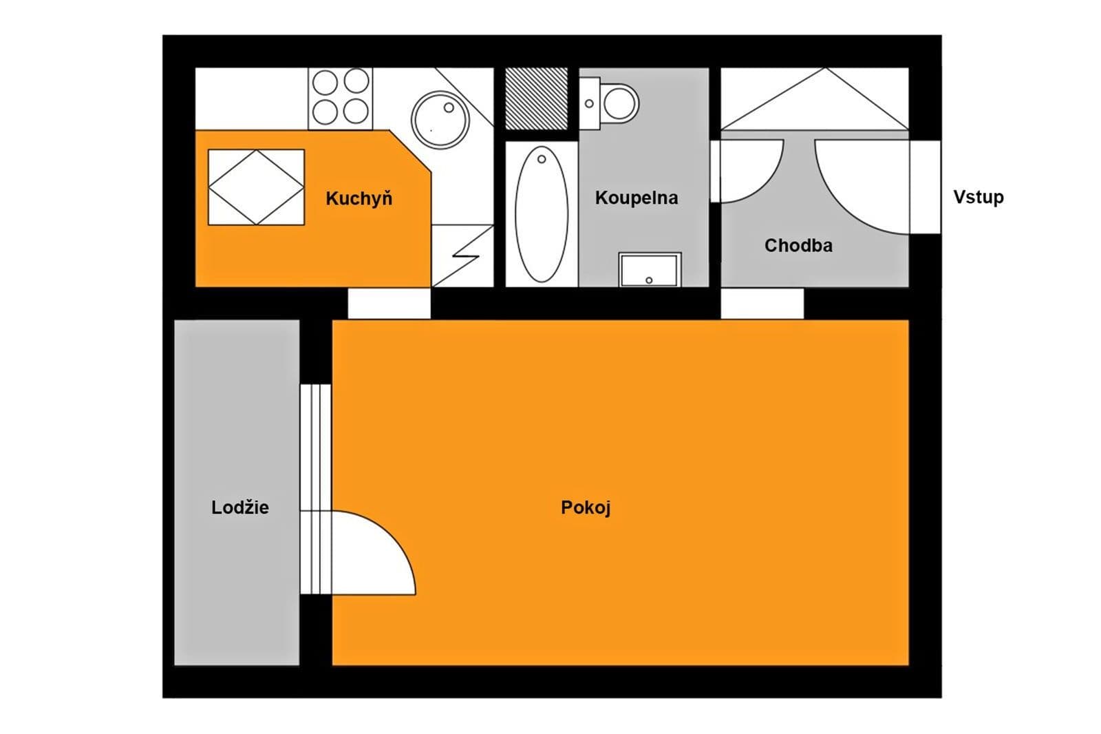 Pronájem bytu 1+1 35 m², Říční, Nymburk, Středočeský kraj Pronájem bytu 1+1 35 m², Říční, Nymburk, Středočeský kraj