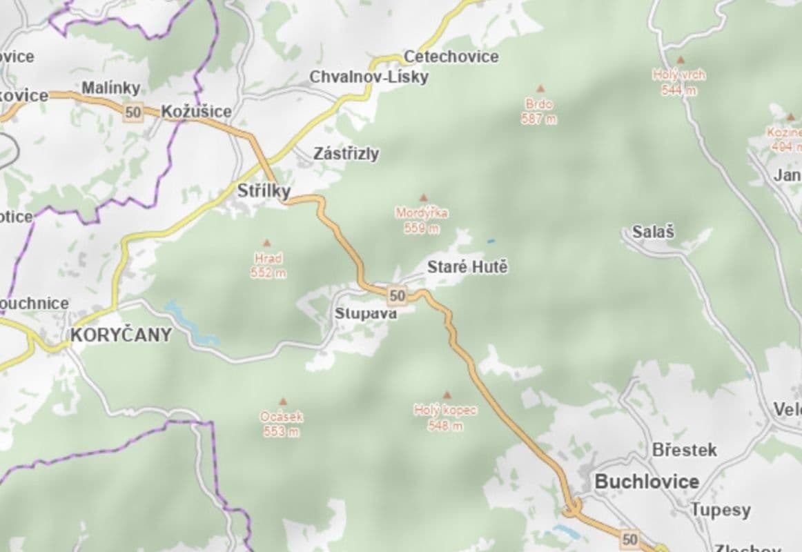 Prodej pozemku 10.171 m², Staré Hutě, Zlínský kraj Prodej pozemku 10.171 m², Staré Hutě, Zlínský kraj
