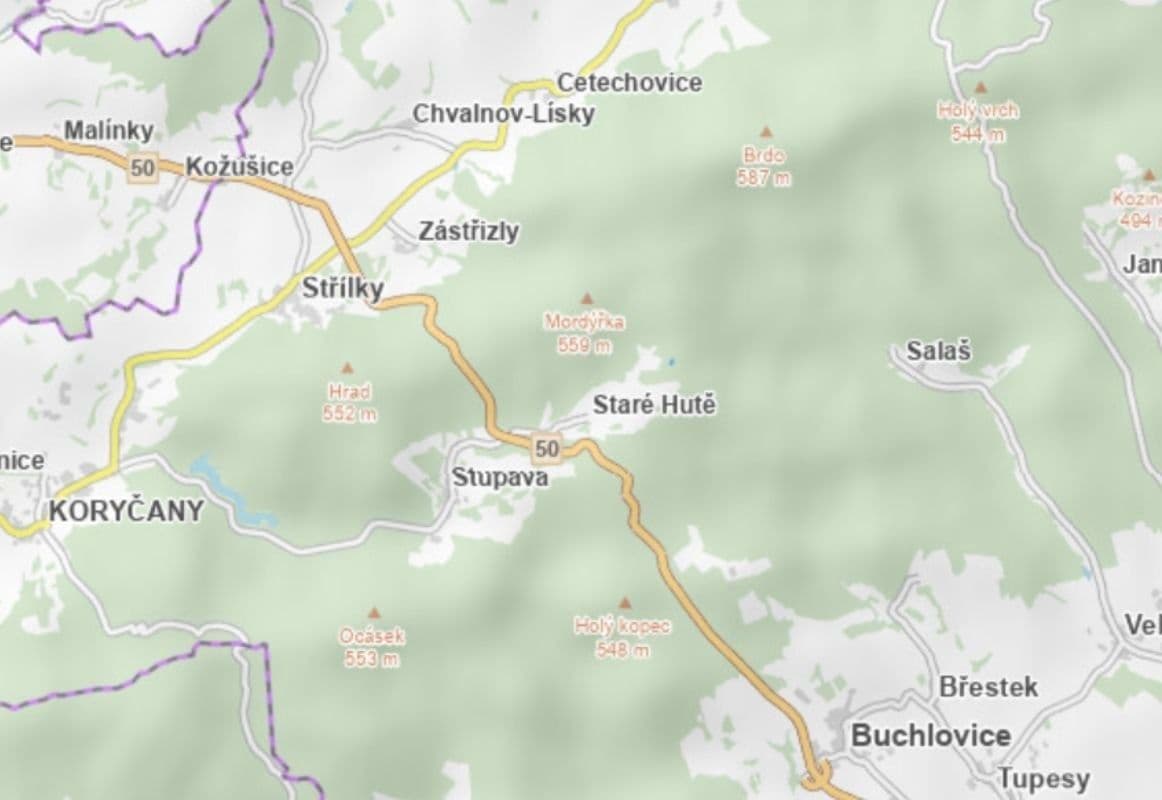 Prodej pozemku 2.648 m², Staré Hutě, Zlínský kraj Prodej pozemku 2.648 m², Staré Hutě, Zlínský kraj