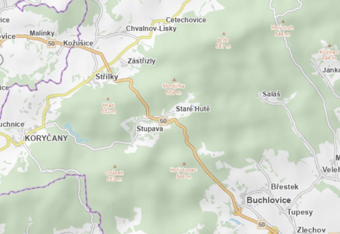 Prodej pozemku 4.975 m², Staré Hutě, Zlínský kraj Prodej pozemku 4.975 m², Staré Hutě, Zlínský kraj