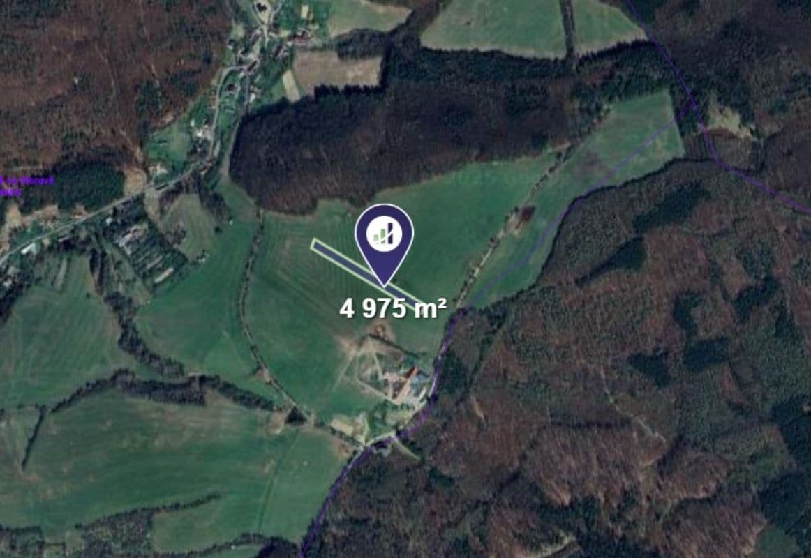 Prodej pozemku 4.975 m², Staré Hutě, Zlínský kraj Prodej pozemku 4.975 m², Staré Hutě, Zlínský kraj