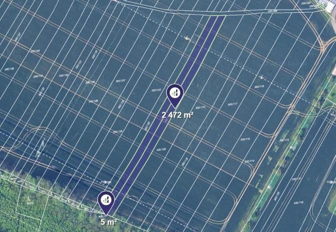 Prodej pozemku 2.477 m², Nebovidy, Jihomoravský kraj Prodej pozemku 2.477 m², Nebovidy, Jihomoravský kraj