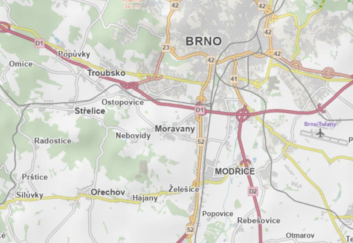 Prodej pozemku 2.477 m², Nebovidy, Jihomoravský kraj Prodej pozemku 2.477 m², Nebovidy, Jihomoravský kraj