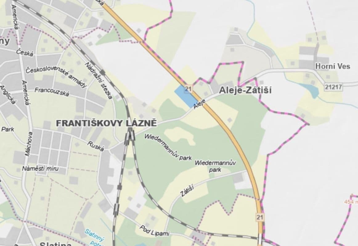 Prodej pozemku 3.625 m², Františkovy Lázně, Karlovarský kraj Prodej pozemku 3.625 m², Františkovy Lázně, Karlovarský kraj