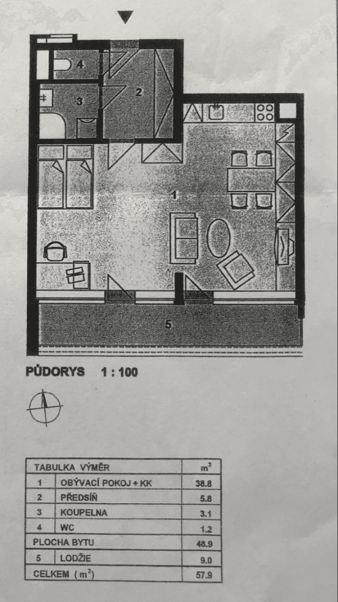 Pronájem bytu 1+kk 49 m², Poupětova, Praha, Praha Pronájem bytu 1+kk 49 m², Poupětova, Praha, Praha