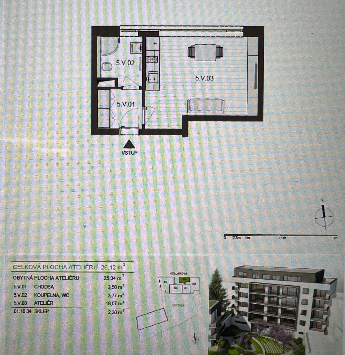 Pronájem bytu 1+kk 25 m², Kollárova, Brno, Jihomoravský kraj Pronájem bytu 1+kk 25 m², Kollárova, Brno, Jihomoravský kraj