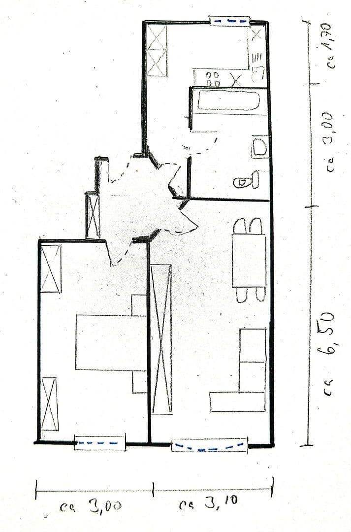 Pronájem bytu 2+1 55 m², Landwehrstr. 39, Hof, Bavorsko Pronájem bytu 2+1 55 m², Landwehrstr. 39, Hof, Bavorsko