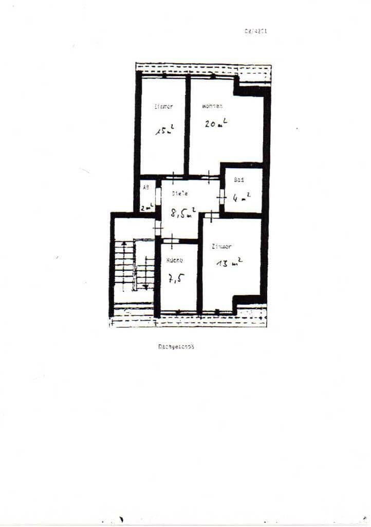 Pronájem bytu 3+1 70 m², Bremen, Bremen Pronájem bytu 3+1 70 m², Bremen, Bremen