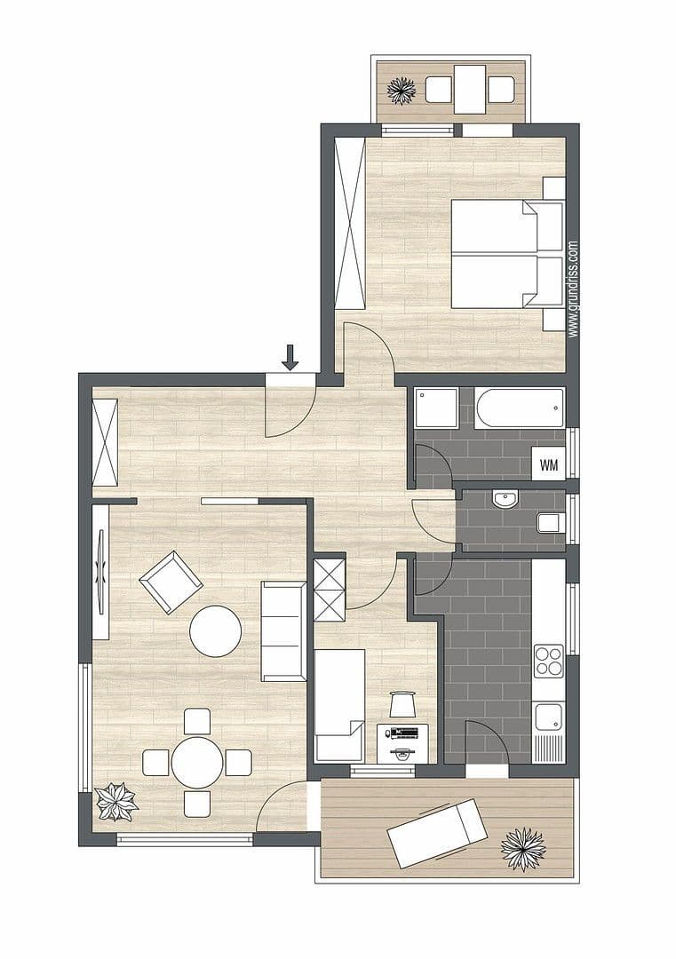 Prodej bytu 3+1 75 m², Agnes-Miegel-Straße 1/1, Leonberg, Bádensko-Württembersko Prodej bytu 3+1 75 m², Agnes-Miegel-Straße 1/1, Leonberg, Bádensko-Württembersko