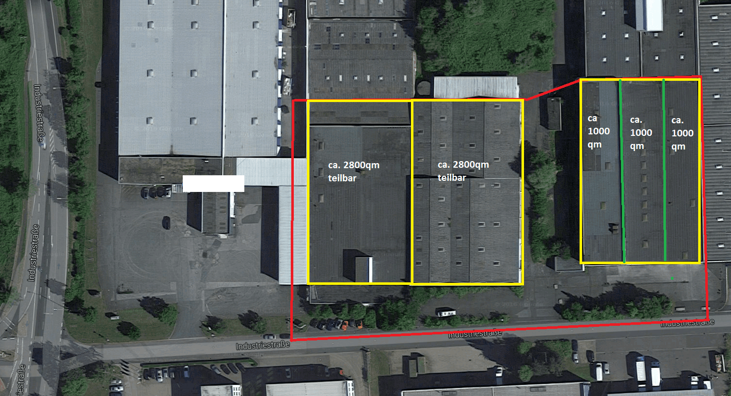 Pronájem nebytového prostoru 5.800 m², Industriestr. 12 a + 12 b, Bergkamen, Severní Porýní-Vestfálsko Pronájem nebytového prostoru 5.800 m², Industriestr. 12 a + 12 b, Bergkamen, Severní Porýní-Vestfálsko