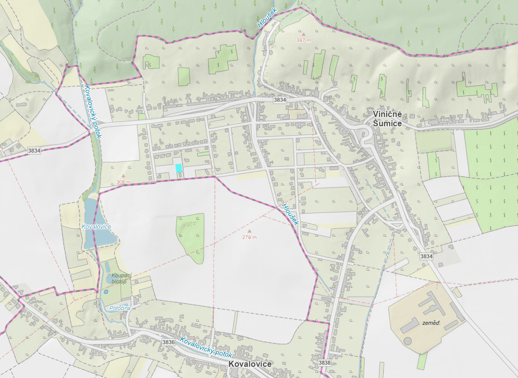 Prodej pozemku 655 m², Viničné Šumice, Jihomoravský kraj Prodej pozemku 655 m², Viničné Šumice, Jihomoravský kraj