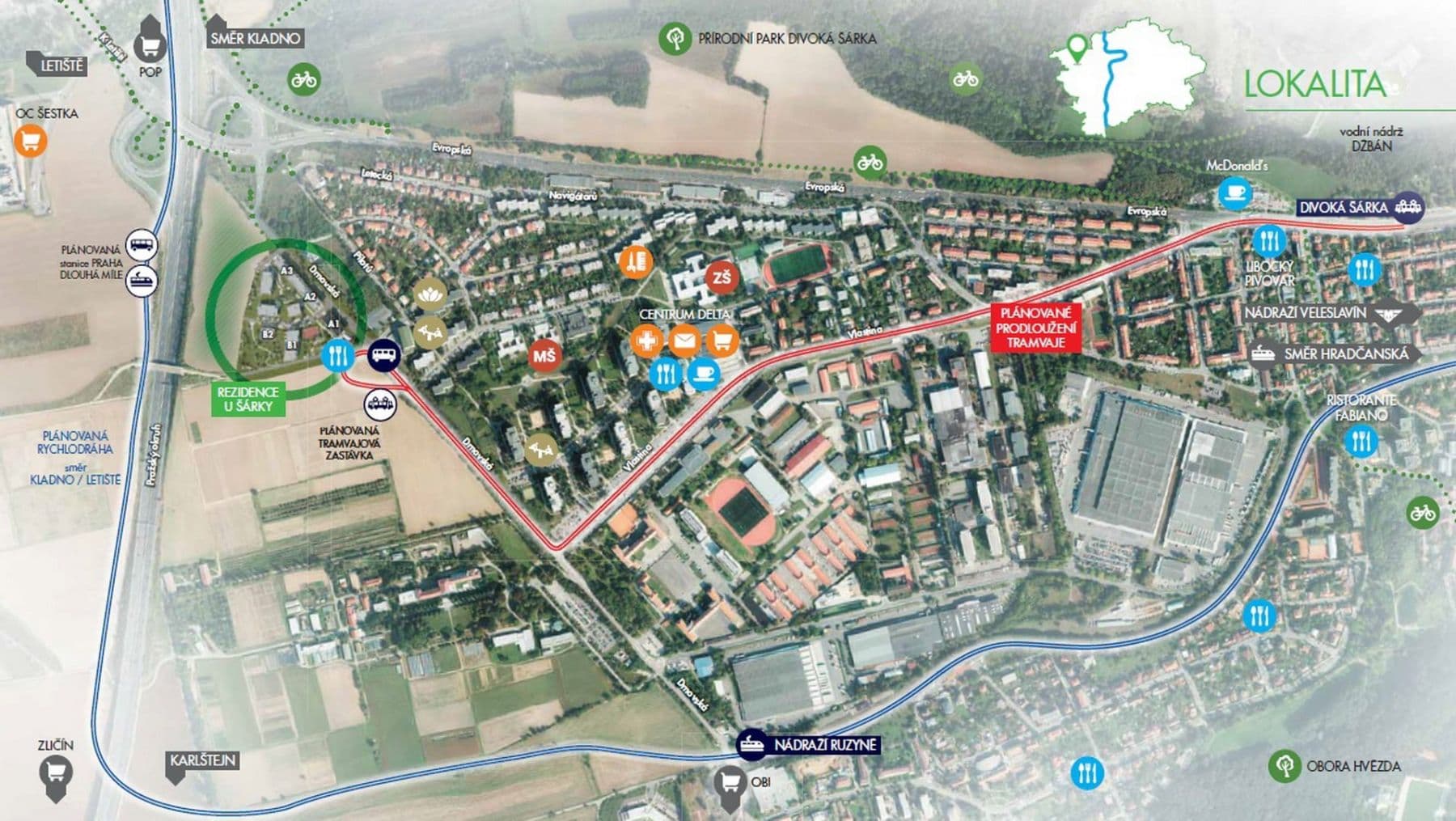 Pronájem bytu 1+kk 39 m², Stočesova, Praha, Praha Pronájem bytu 1+kk 39 m², Stočesova, Praha, Praha