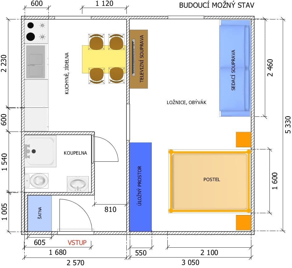 Pronájem bytu 1+1 32 m², Houškova, Plzeň, Plzeňský kraj Pronájem bytu 1+1 32 m², Houškova, Plzeň, Plzeňský kraj