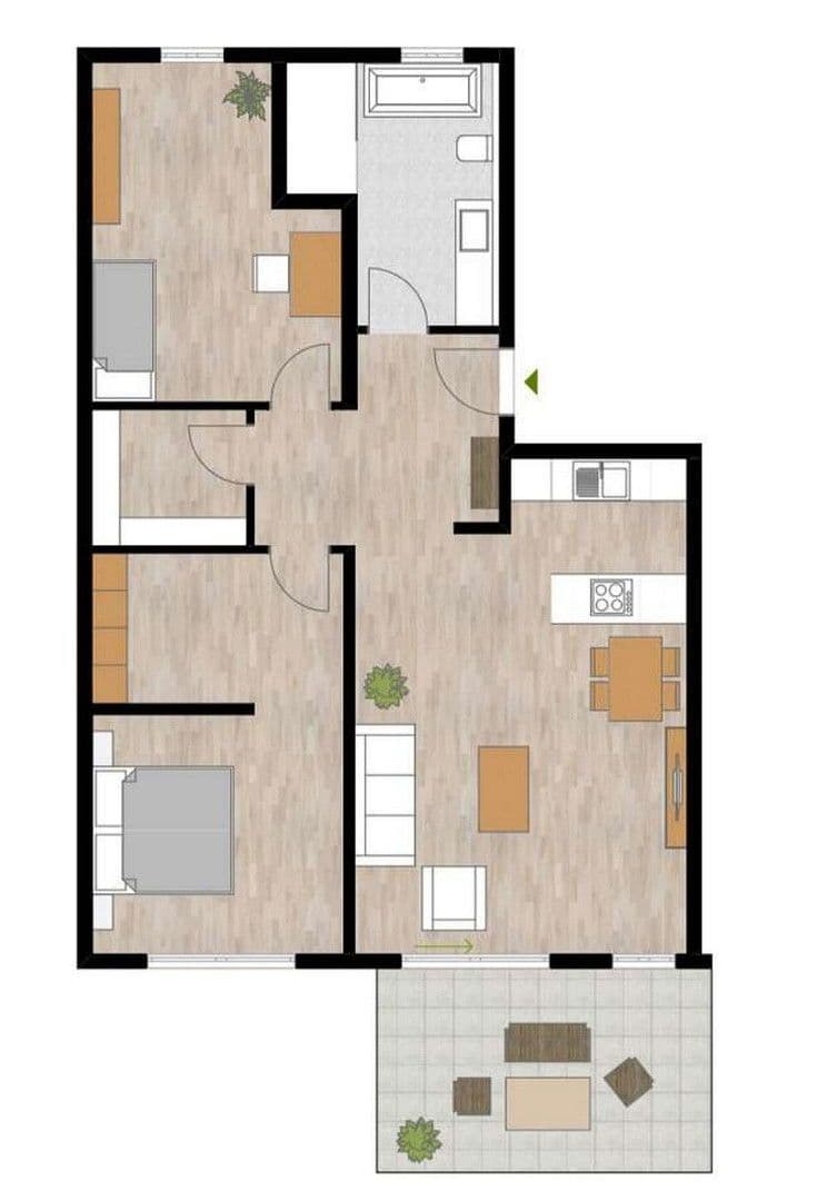 Prodej bytu 3+1 91 m², Zirndorf, Bavorsko Prodej bytu 3+1 91 m², Zirndorf, Bavorsko