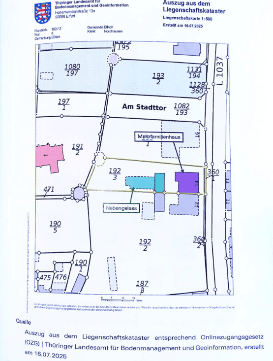 Prodej domu 195 m², pozemek 705 m², Heimstraße 14, Ellrich, Durynsko Prodej domu 195 m², pozemek 705 m², Heimstraße 14, Ellrich, Durynsko