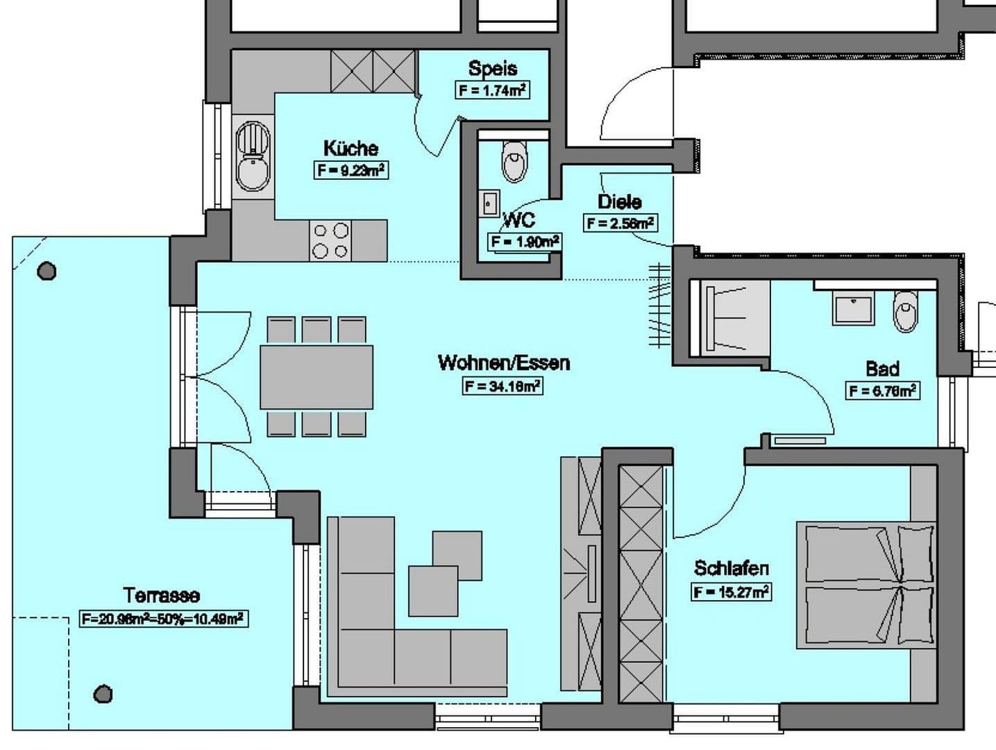Pronájem bytu 2+kk 82 m², Horb am Neckar, Bádensko-Württembersko Pronájem bytu 2+kk 82 m², Horb am Neckar, Bádensko-Württembersko