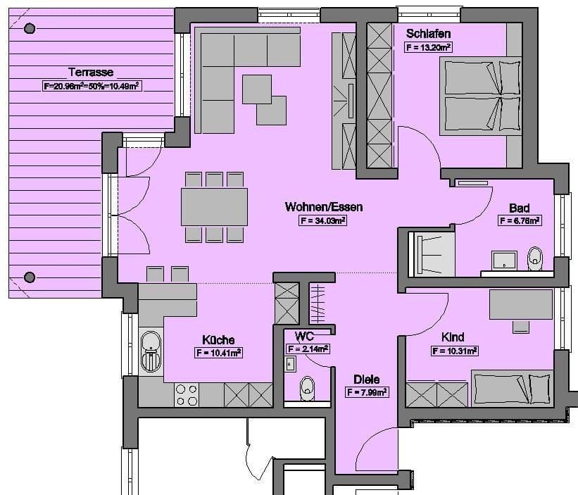 Pronájem bytu 3+kk 96 m², Horb am Neckar, Bádensko-Württembersko Pronájem bytu 3+kk 96 m², Horb am Neckar, Bádensko-Württembersko