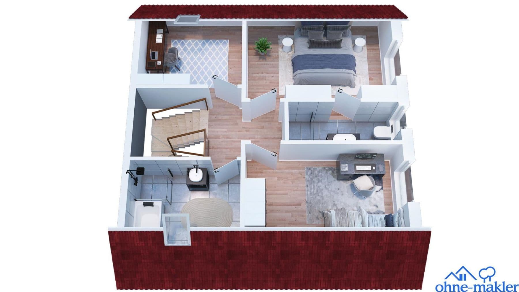 Pronájem domu 101 m², pozemek 500 m², Fichtenweg 35, Bad Fallingbostel, Dolní Sasko Pronájem domu 101 m², pozemek 500 m², Fichtenweg 35, Bad Fallingbostel, Dolní Sasko