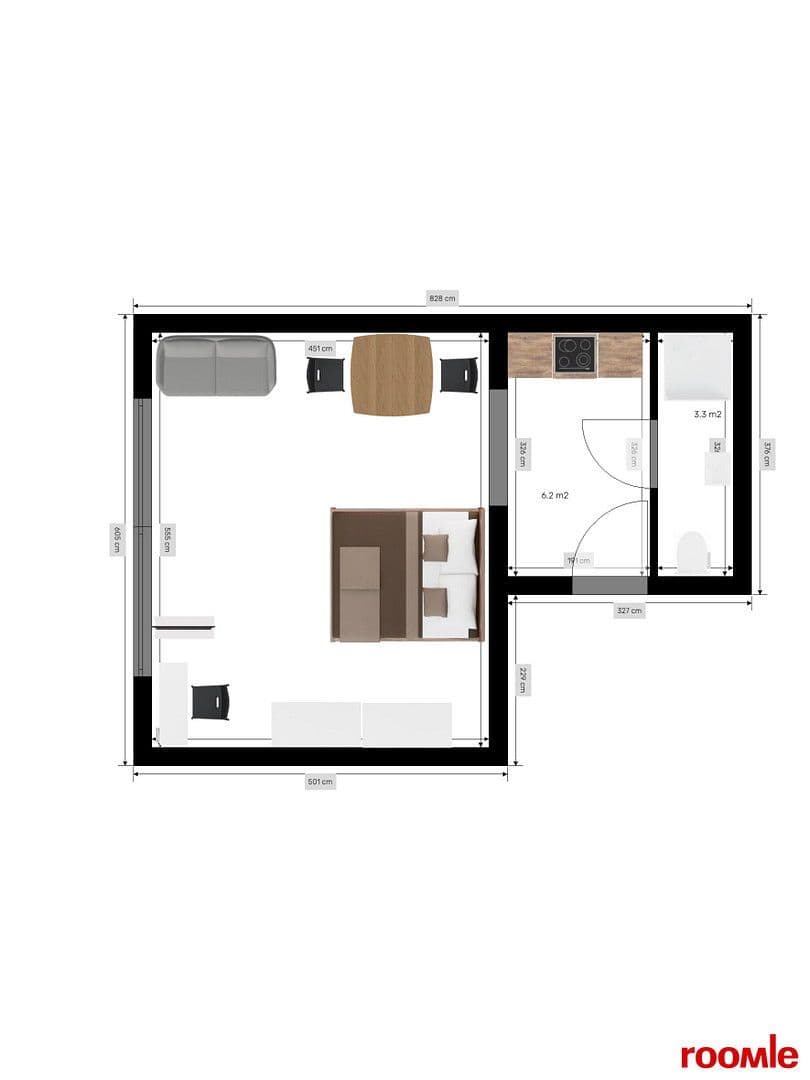 Pronájem bytu 1+1 32 m², Erdweg, Bavorsko Pronájem bytu 1+1 32 m², Erdweg, Bavorsko