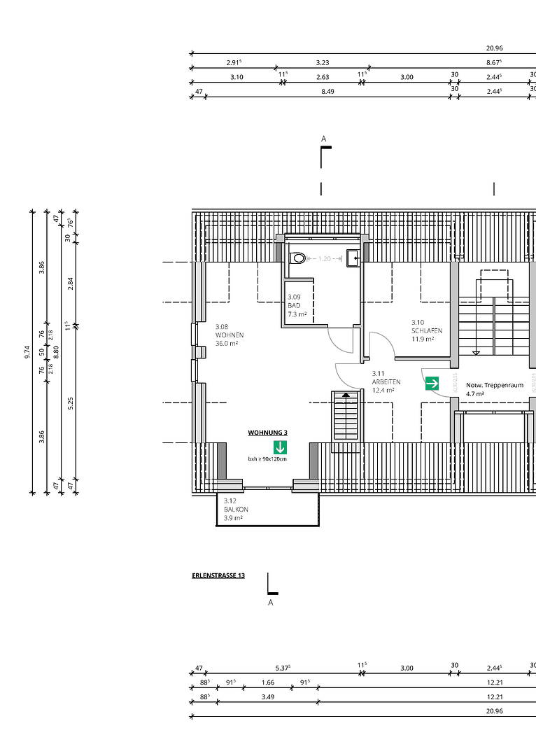 Pronájem bytu 5+1 125 m², Lüdinghausen, Severní Porýní-Vestfálsko Pronájem bytu 5+1 125 m², Lüdinghausen, Severní Porýní-Vestfálsko