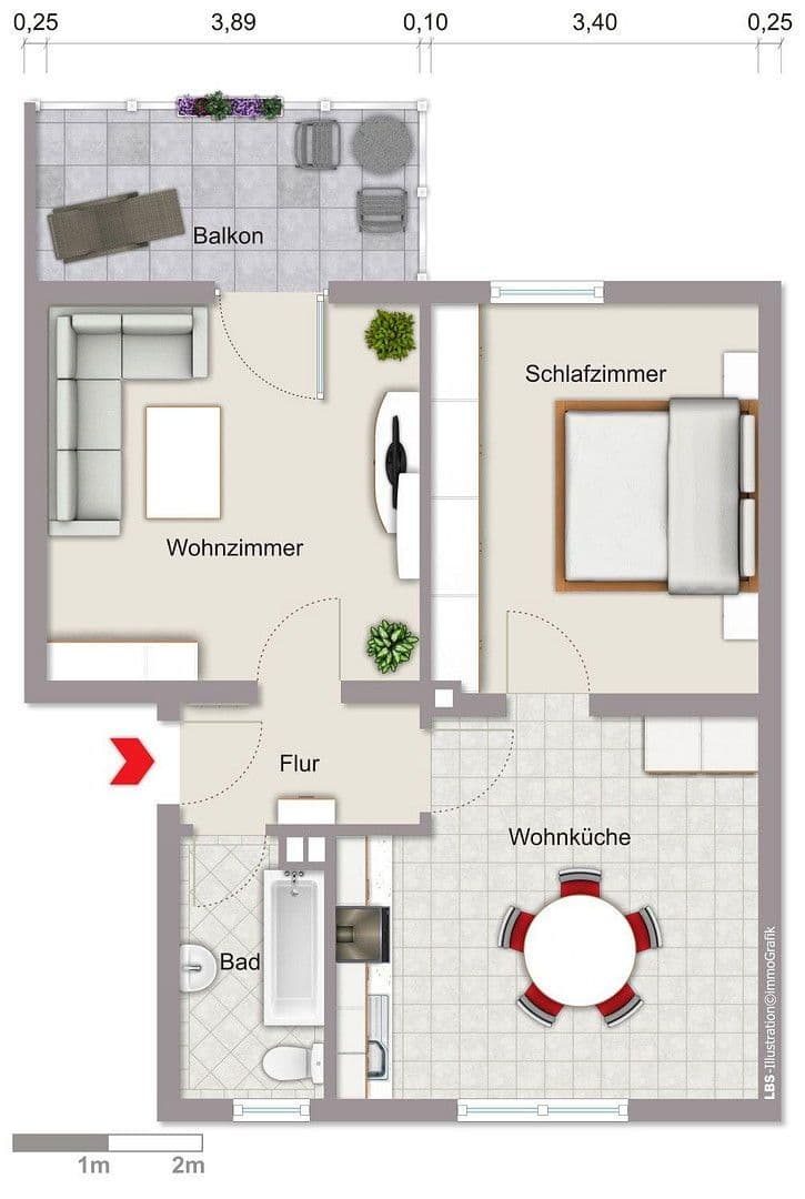 Pronájem bytu 2+1 51 m², Hochkampstr. 115 - WE 12, Gelsenkirchen, Severní Porýní-Vestfálsko Pronájem bytu 2+1 51 m², Hochkampstr. 115 - WE 12, Gelsenkirchen, Severní Porýní-Vestfálsko
