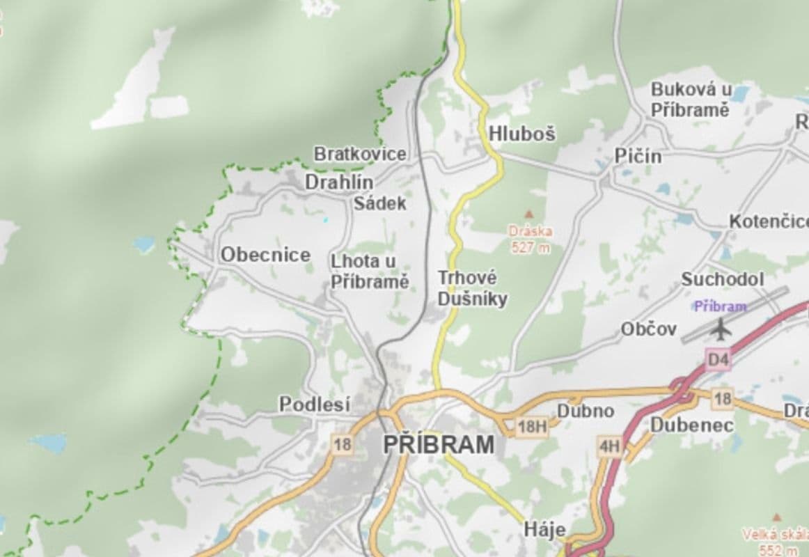 Prodej pozemku 1.550 m², Drahlín, Středočeský kraj Prodej pozemku 1.550 m², Drahlín, Středočeský kraj