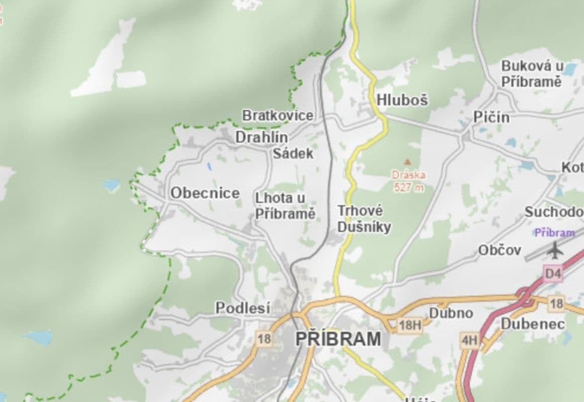 Prodej pozemku 1.443 m², Drahlín, Středočeský kraj Prodej pozemku 1.443 m², Drahlín, Středočeský kraj