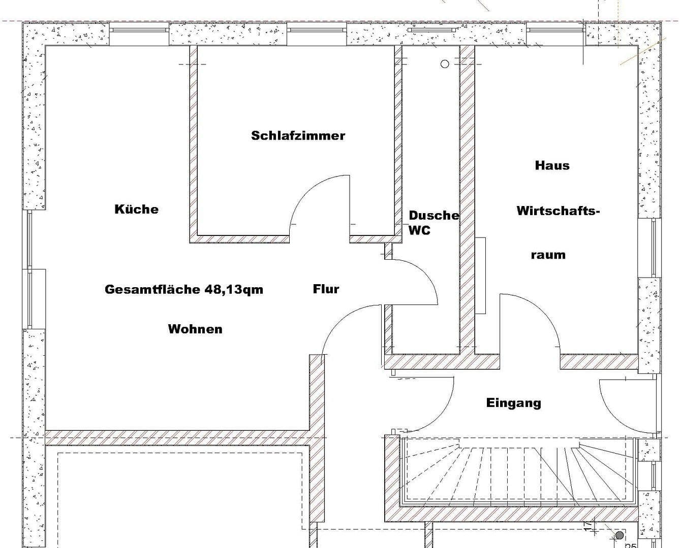 Pronájem bytu 2+1 49 m², Neckarstr. 1, Oranienburg, Braniborsko Pronájem bytu 2+1 49 m², Neckarstr. 1, Oranienburg, Braniborsko