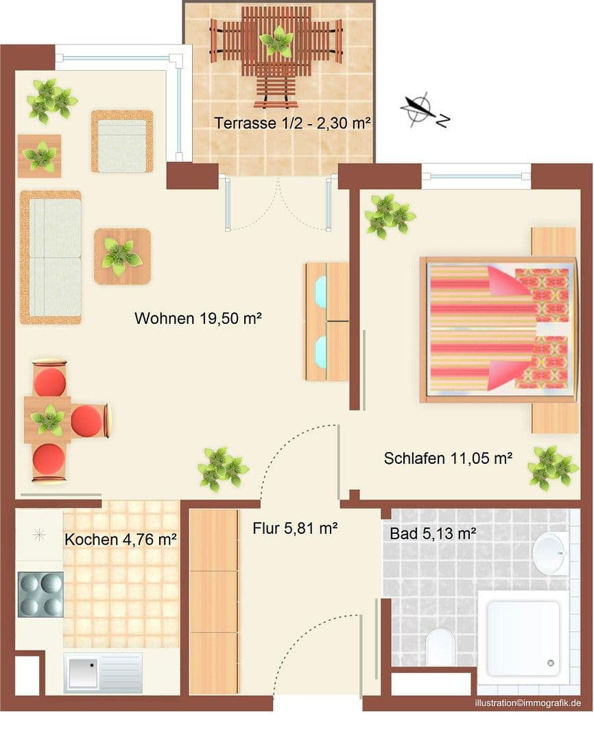 Prodej bytu 2+1 49 m², Leipzig, Sasko Prodej bytu 2+1 49 m², Leipzig, Sasko