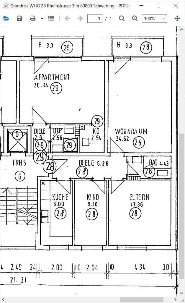 Prodej bytu 3+1 70 m², Rheinstrasse 3, München, Bavorsko Prodej bytu 3+1 70 m², Rheinstrasse 3, München, Bavorsko