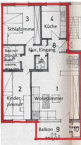 Pronájem bytu 3+kk 80 m², Bochumer Str. 72 a, Hattingen, Severní Porýní-Vestfálsko Pronájem bytu 3+kk 80 m², Bochumer Str. 72 a, Hattingen, Severní Porýní-Vestfálsko