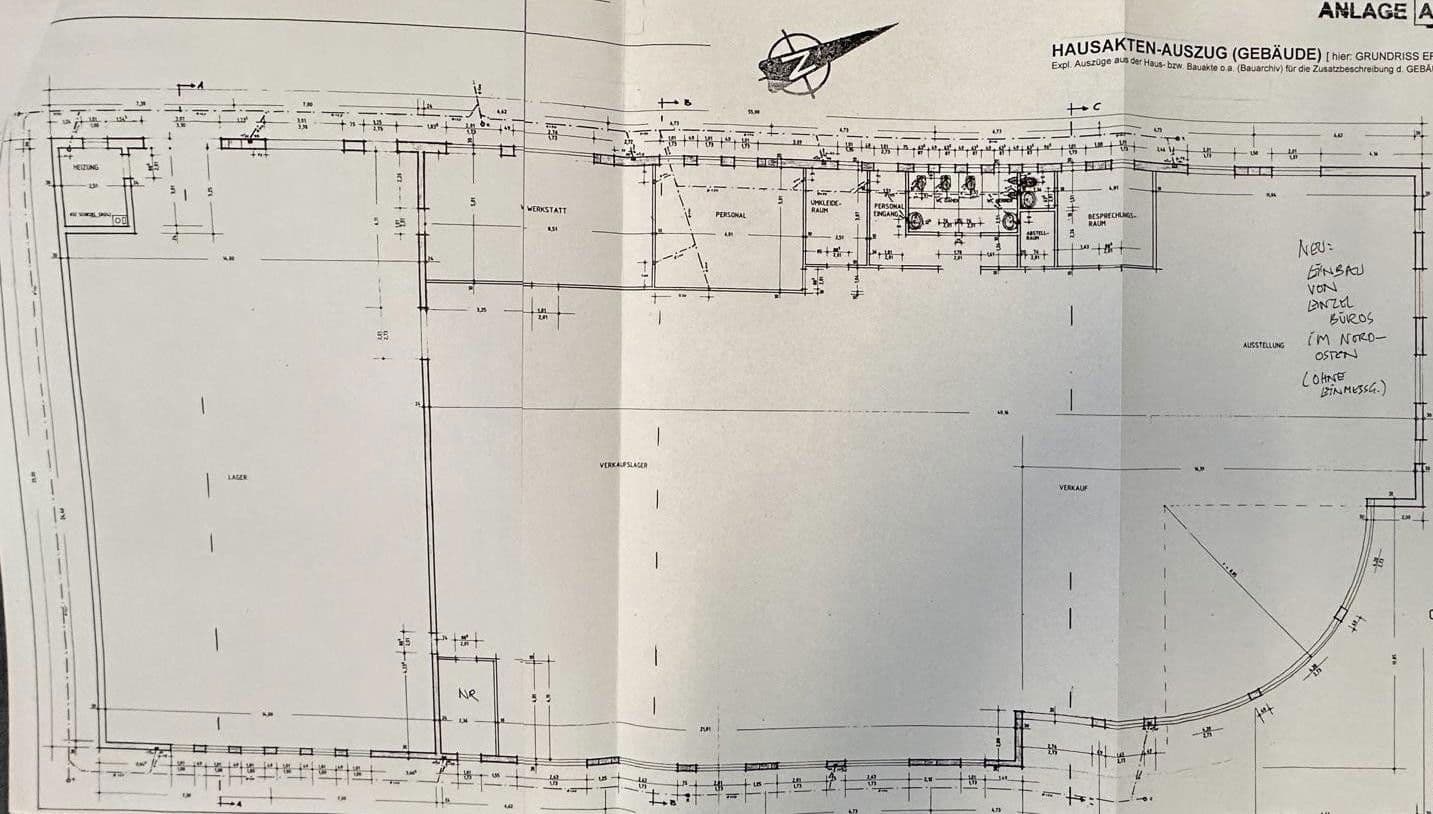 Pronájem nebytového prostoru 3.384 m², Fulda, Hessen Pronájem nebytového prostoru 3.384 m², Fulda, Hessen