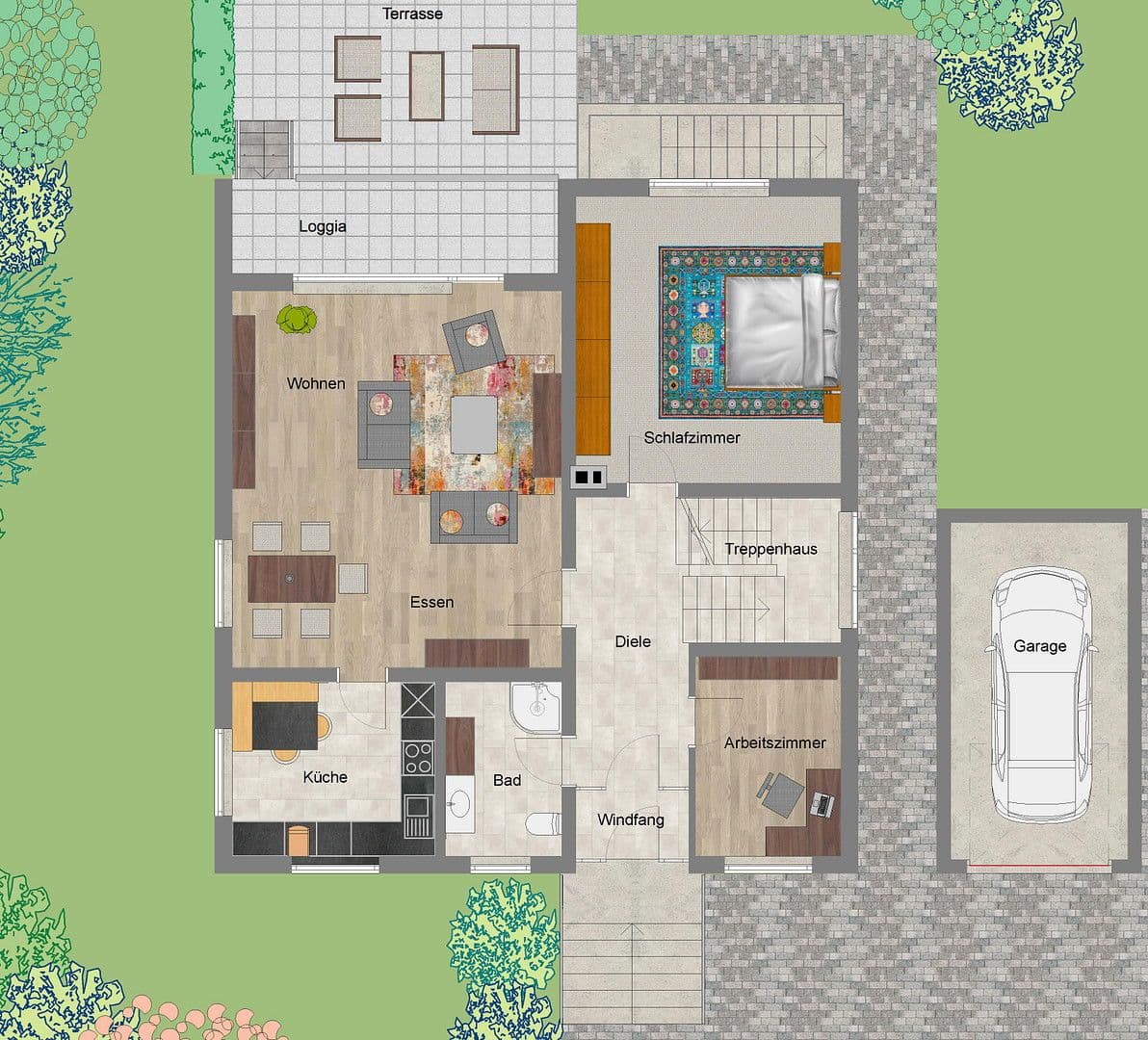 Prodej domu 175 m², pozemek 863 m², Erfurter Str. 4, Bad Emstal, Hessen Prodej domu 175 m², pozemek 863 m², Erfurter Str. 4, Bad Emstal, Hessen