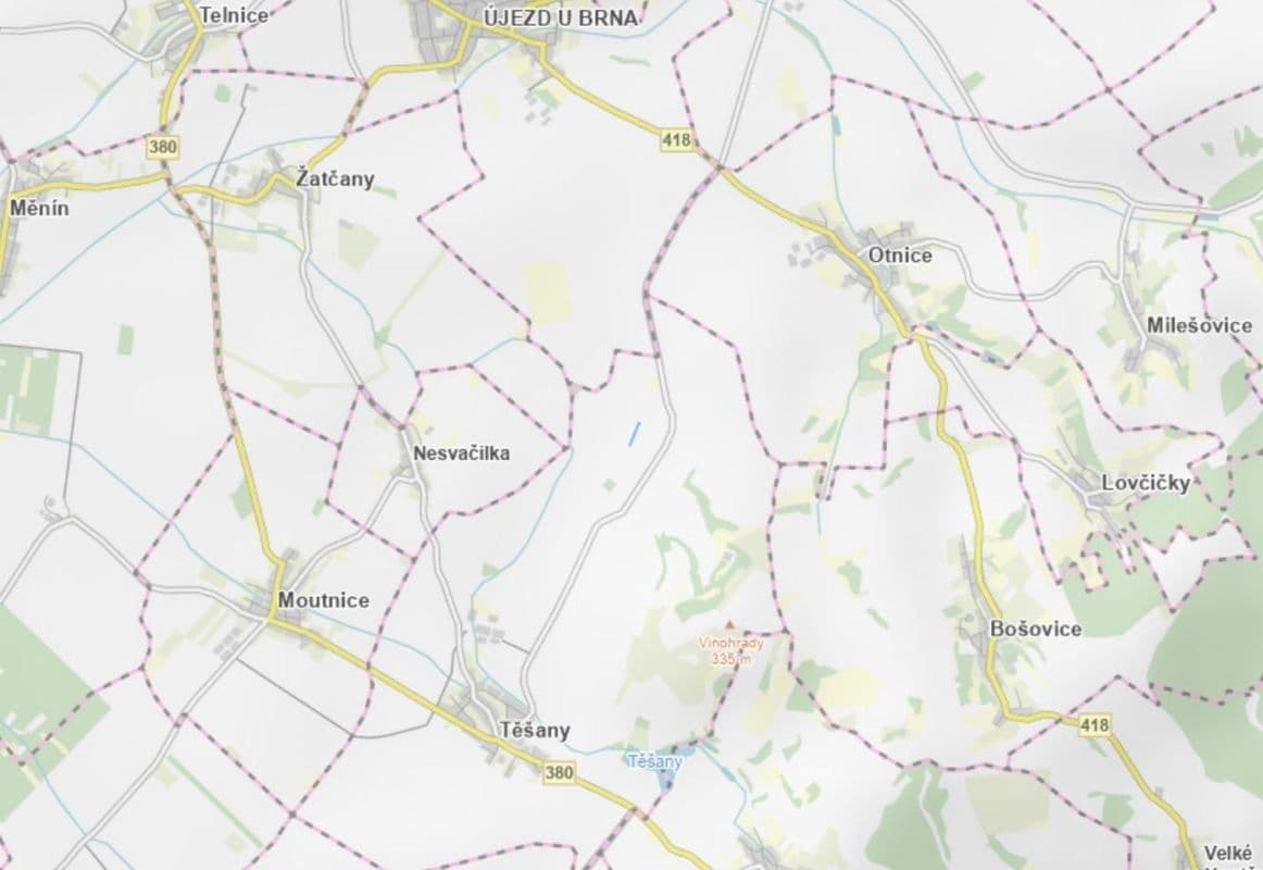 Prodej pozemku 3.653 m², Těšany, Jihomoravský kraj Prodej pozemku 3.653 m², Těšany, Jihomoravský kraj