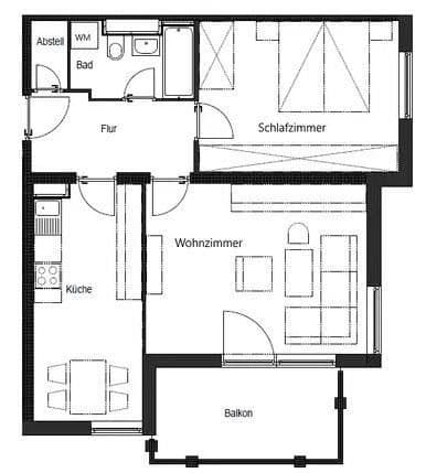 Pronájem bytu 2+1 60 m², Simmlerstr. 15, Pforzheim, Bádensko-Württembersko Pronájem bytu 2+1 60 m², Simmlerstr. 15, Pforzheim, Bádensko-Württembersko