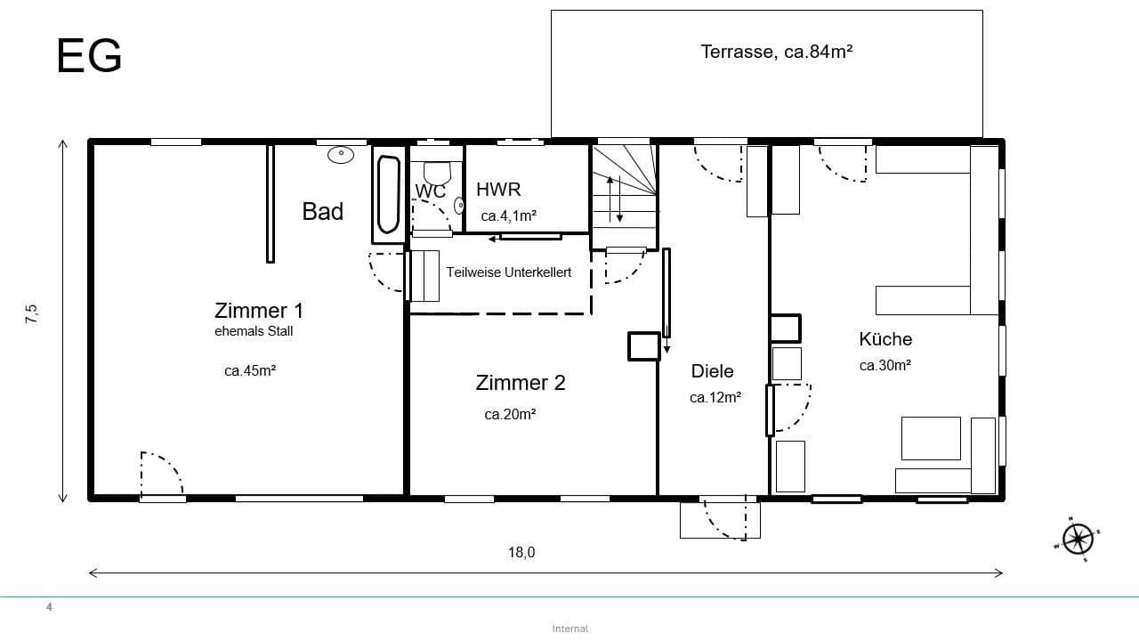 Prodej domu 290 m², pozemek 5.600 m², Niederbayerbach 21, Neufraunhofen, Bavorsko Prodej domu 290 m², pozemek 5.600 m², Niederbayerbach 21, Neufraunhofen, Bavorsko
