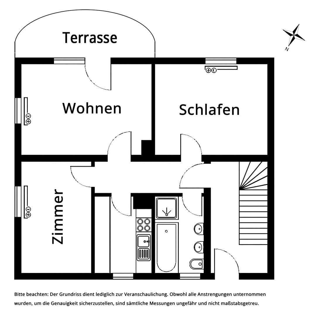 Pronájem bytu 3+1 65 m², Tübingen, Bádensko-Württembersko Pronájem bytu 3+1 65 m², Tübingen, Bádensko-Württembersko