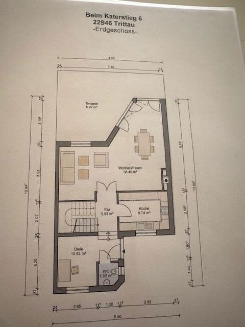 Prodej domu 115 m², pozemek 406 m², Beim Katerstieg 6, Trittau, Šlesvicko-Holštýnsko Prodej domu 115 m², pozemek 406 m², Beim Katerstieg 6, Trittau, Šlesvicko-Holštýnsko