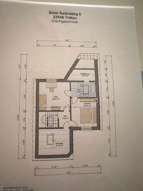 Prodej domu 115 m², pozemek 406 m², Beim Katerstieg 6, Trittau, Šlesvicko-Holštýnsko Prodej domu 115 m², pozemek 406 m², Beim Katerstieg 6, Trittau, Šlesvicko-Holštýnsko