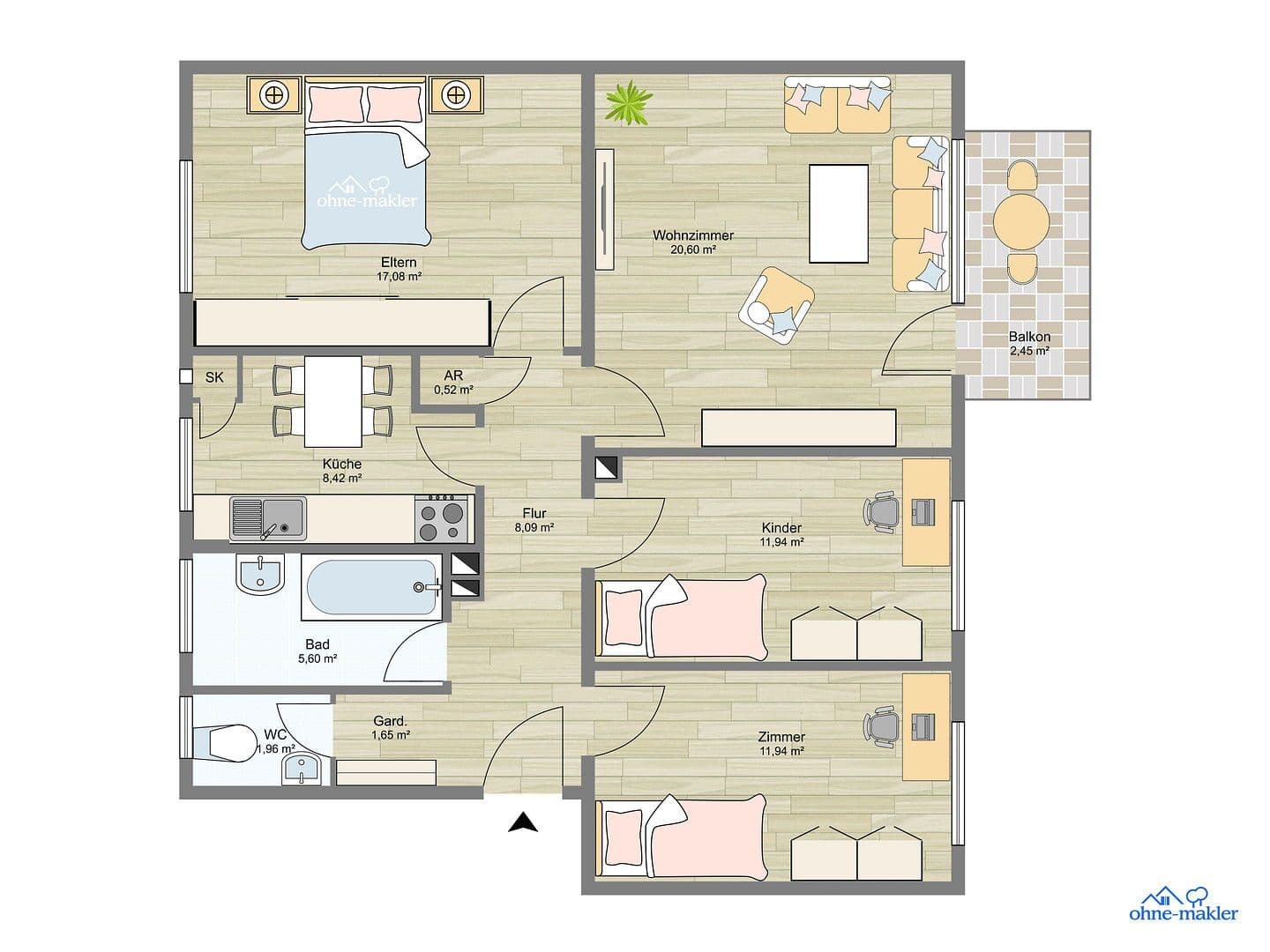 Prodej bytu 4+1 89 m², Frankfurt am Main, Hessen Prodej bytu 4+1 89 m², Frankfurt am Main, Hessen