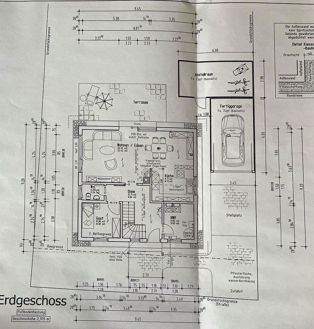 Prodej domu 126 m², pozemek 514 m², Bürstadt, Hessen Prodej domu 126 m², pozemek 514 m², Bürstadt, Hessen