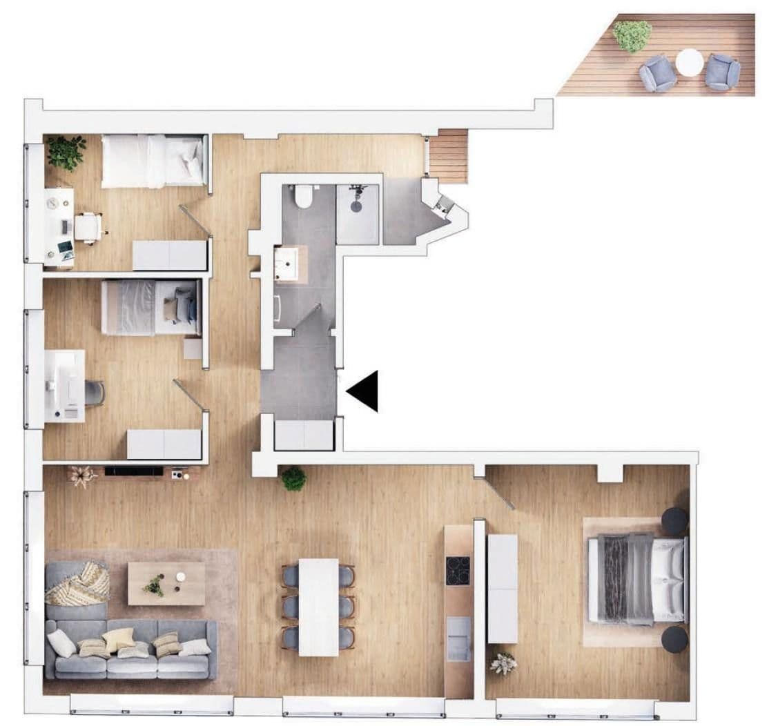 Prodej bytu 4+1 100 m², Nürnberg, Bavorsko Prodej bytu 4+1 100 m², Nürnberg, Bavorsko