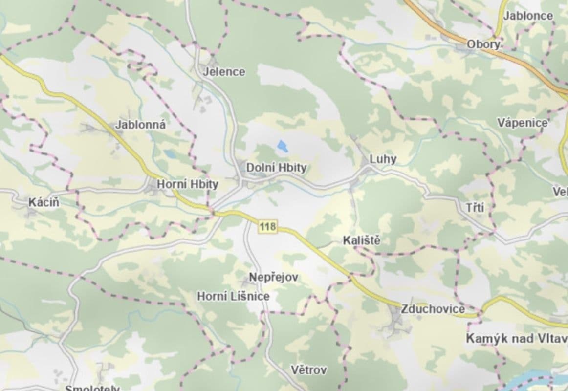 Prodej pozemku 1.998 m², Dolní Hbity, Středočeský kraj Prodej pozemku 1.998 m², Dolní Hbity, Středočeský kraj